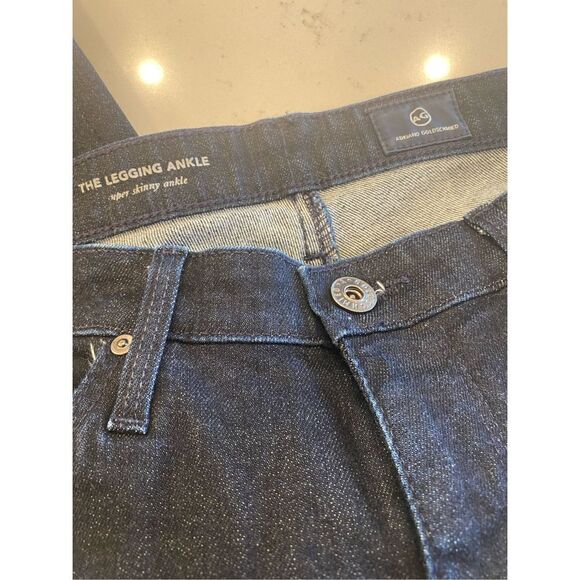Ag Adriano Goldschmied the legging ankle skinny jeans indigo winter size 28 - Picture 7 of 10